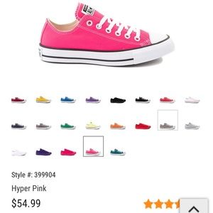 New without box converse/chucks hard to find pink